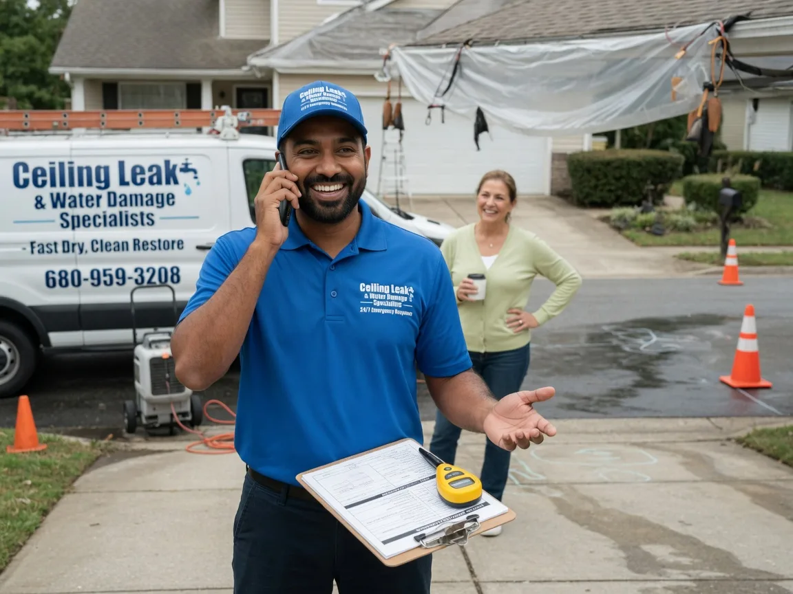 Ceiling Leak Cleanup Squires, MO FAQs